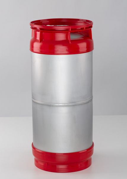 BUDGETKEG 20 Liter mit roten Kunststoffhandgriff/ Bodenring